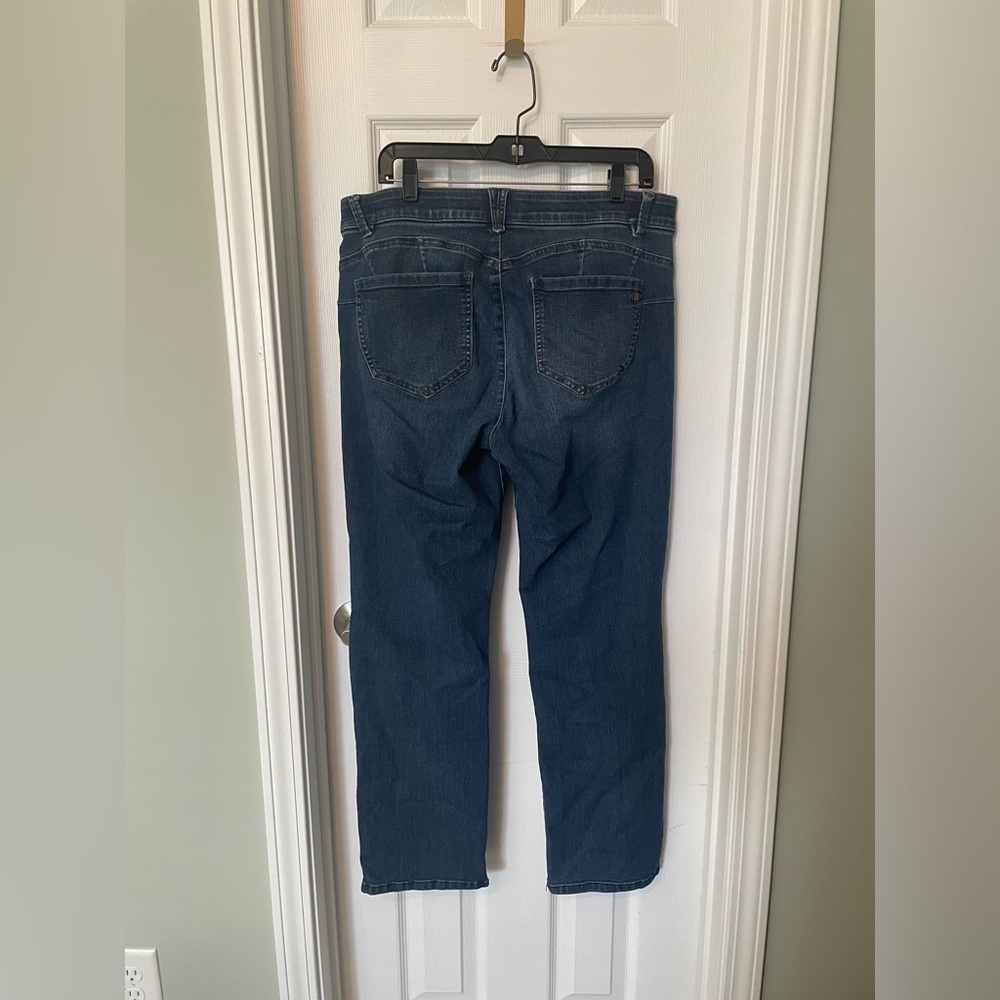 Democracy High Rise Ab Solution Straight Leg Jeans - Picture 3 of 5